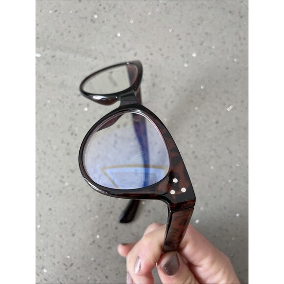 Nicole Miller NM819 Tortoise Frames ONLY round full rim Eyeglasses - Picture 10 of 14